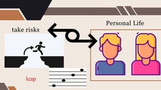 take risks
Personal Life
leap
 