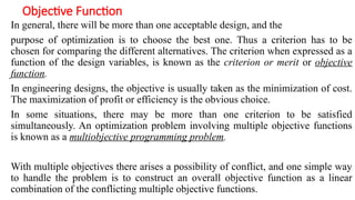Classical Optimization Techniques in engineering | PPTX