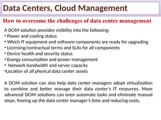Comprehensive Overview of Cloud Infrastructure and Data Center ...