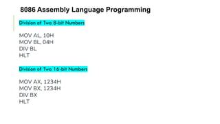 Unit 2 (Complete) - Programming of 8086.pdf