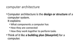 Comprehensive Overview of Computer Hardware and Architecture ...