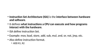 Comprehensive Overview of Computer Hardware and Architecture ...