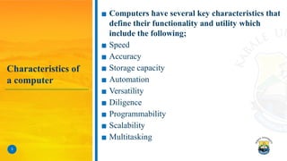 Computer Systems is an integrated set of hardware, software, data ...