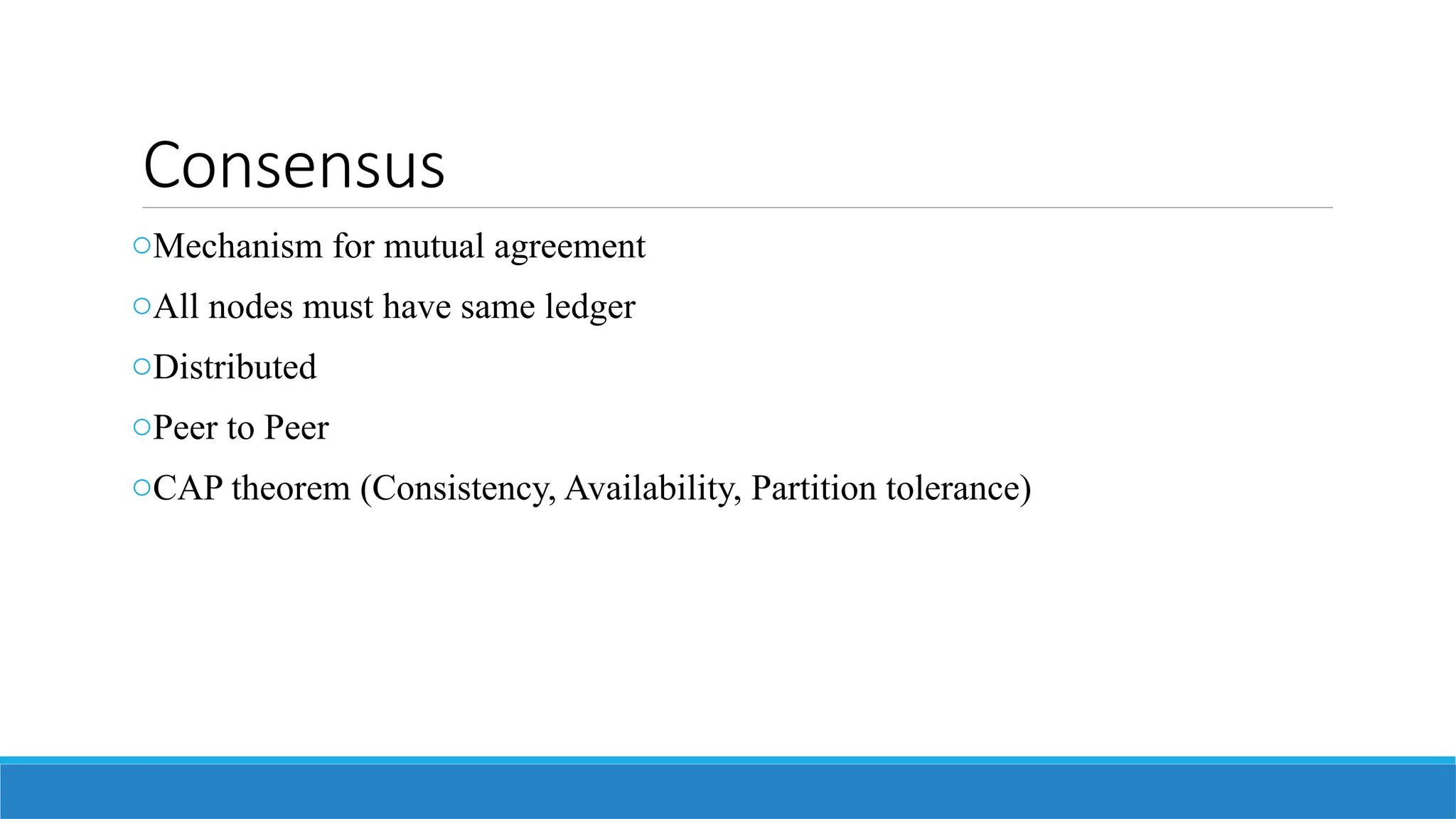 Understanding Consensus Mechanisms in Blockchain: Proof of Work, Proof of  Stake & Beyond | PPTX