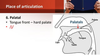 Palatal Letters Unit 2: Consonants - English for beginners | PDF