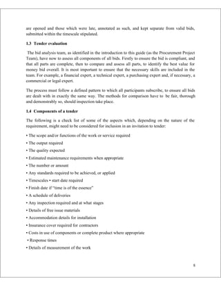 Project Introduction Slide Slide Example unit 2 cost accounting- Tender and Quotation & Reconciliation Statement ...