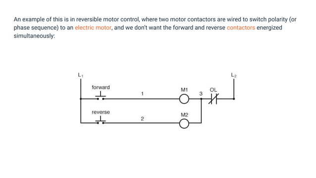 Interlocking of motor | PDF