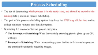 Comprehensive Overview of Process Management and CPU Scheduling in ...