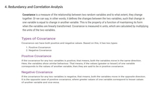 4. Redundancy and Correlation Analysis
 