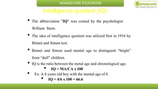 psychology intelligence theory part 2 chapter | PPTX