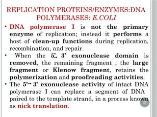 Comprehensive Overview of DNA Replication Mechanisms and Enzymes | PPTX