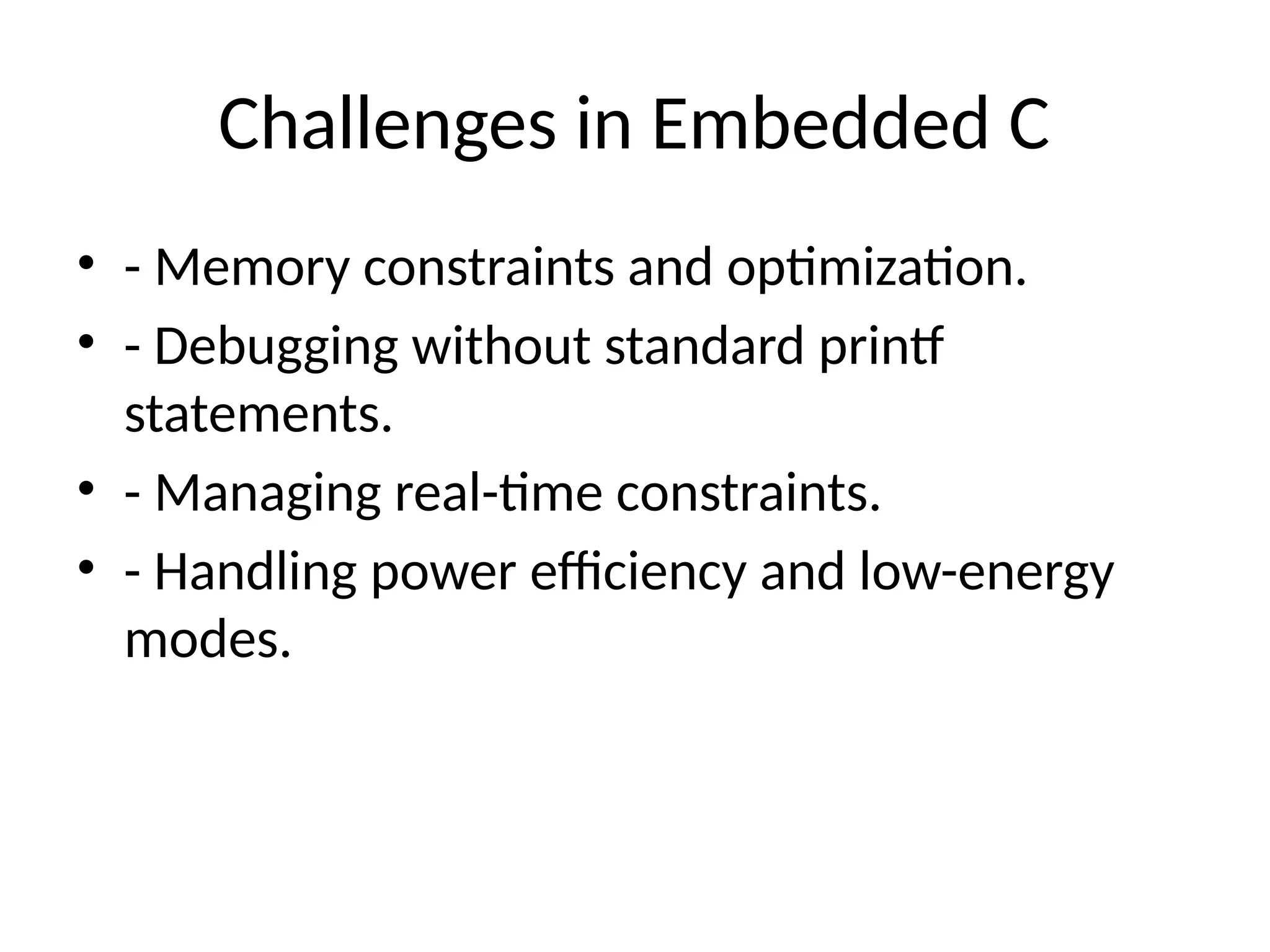 Unit 2 Embedded C Programming Presentation Pptx