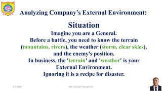 Comprehensive Environmental Analysis and Strategy Formulation in ...