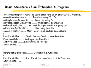CS3691 ESIOT UNIT 2 EMBEDDED C PROGRAMING 6TH SEM CSE | PDF
