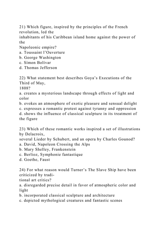 Unit 2 Examination GED 120 Introduction to HumanitiesMultiple .docx