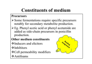 Unit 2 fermentation media and sterilization | PDF