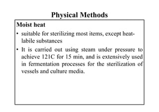 Unit 2 fermentation media and sterilization | PDF