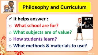 Unit 2 – Foundations of curriculum | PPTX