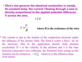 UNIT 2_Physics_Free electron theory-2.pptx