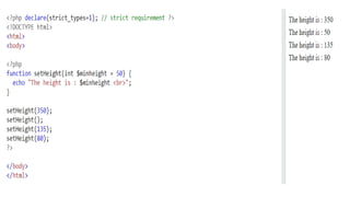 function in php like control loop and its uses | PPTX
