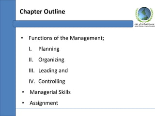 Unit 2 functions of the management | PPTX | Resume Writing and Advice ...