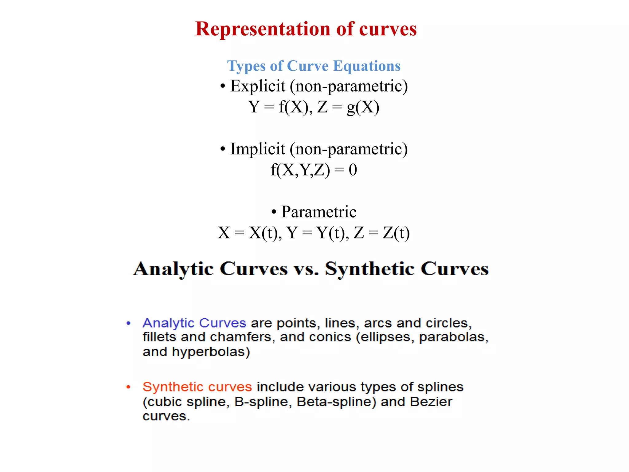 ME6501 Unit 2 geometric modeling | PDF