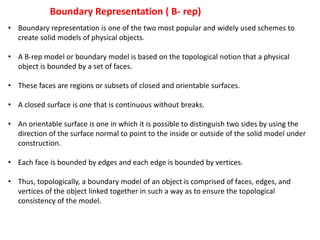 ME6501 Unit 2 geometric modeling | PDF