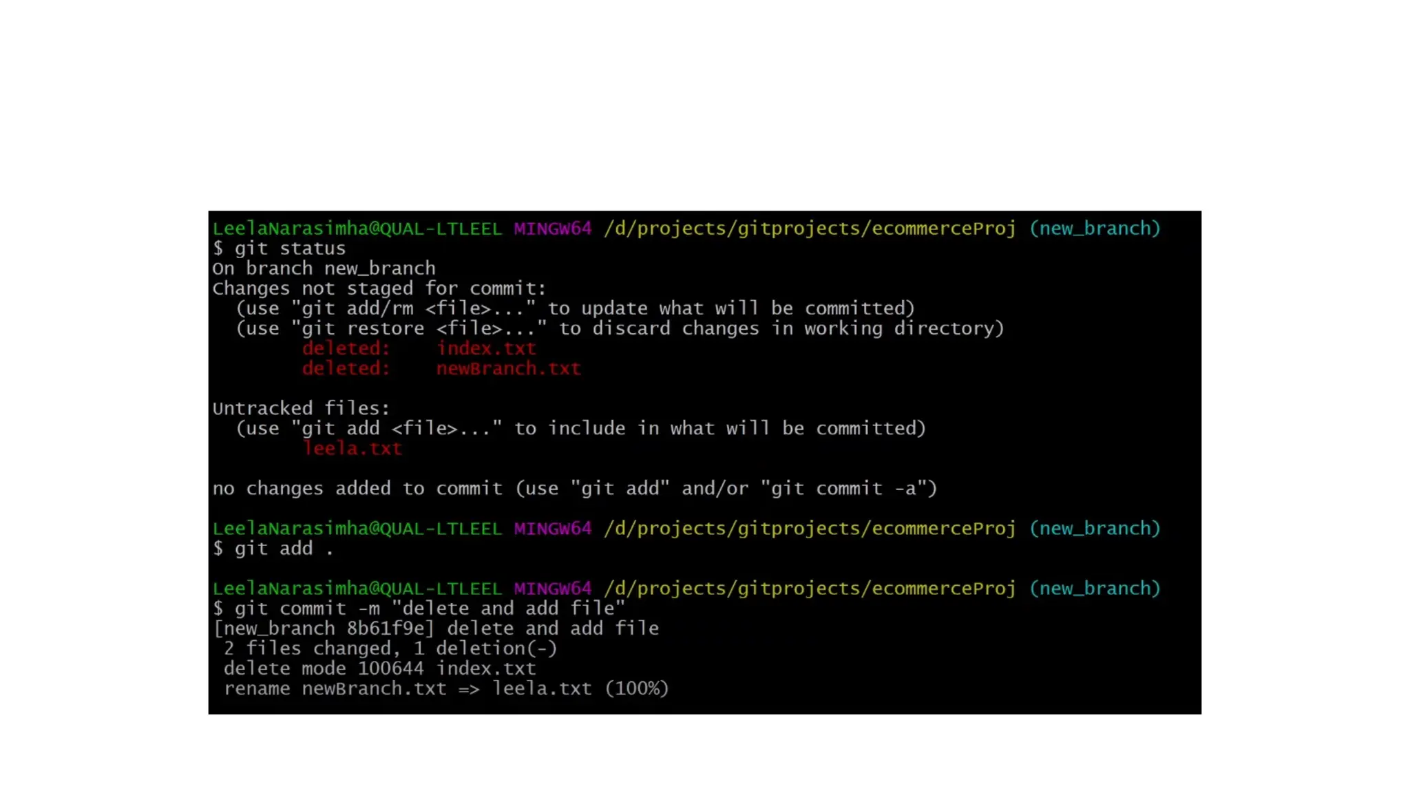 Git Version Control System usage in the devops