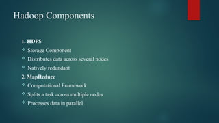 Hadoop and Map Reduce Framework with applications | PPTX