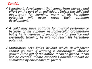 Potential Development Child Unit 2 healthy child | PPTX