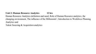 Human Resource Analytics | PPTX