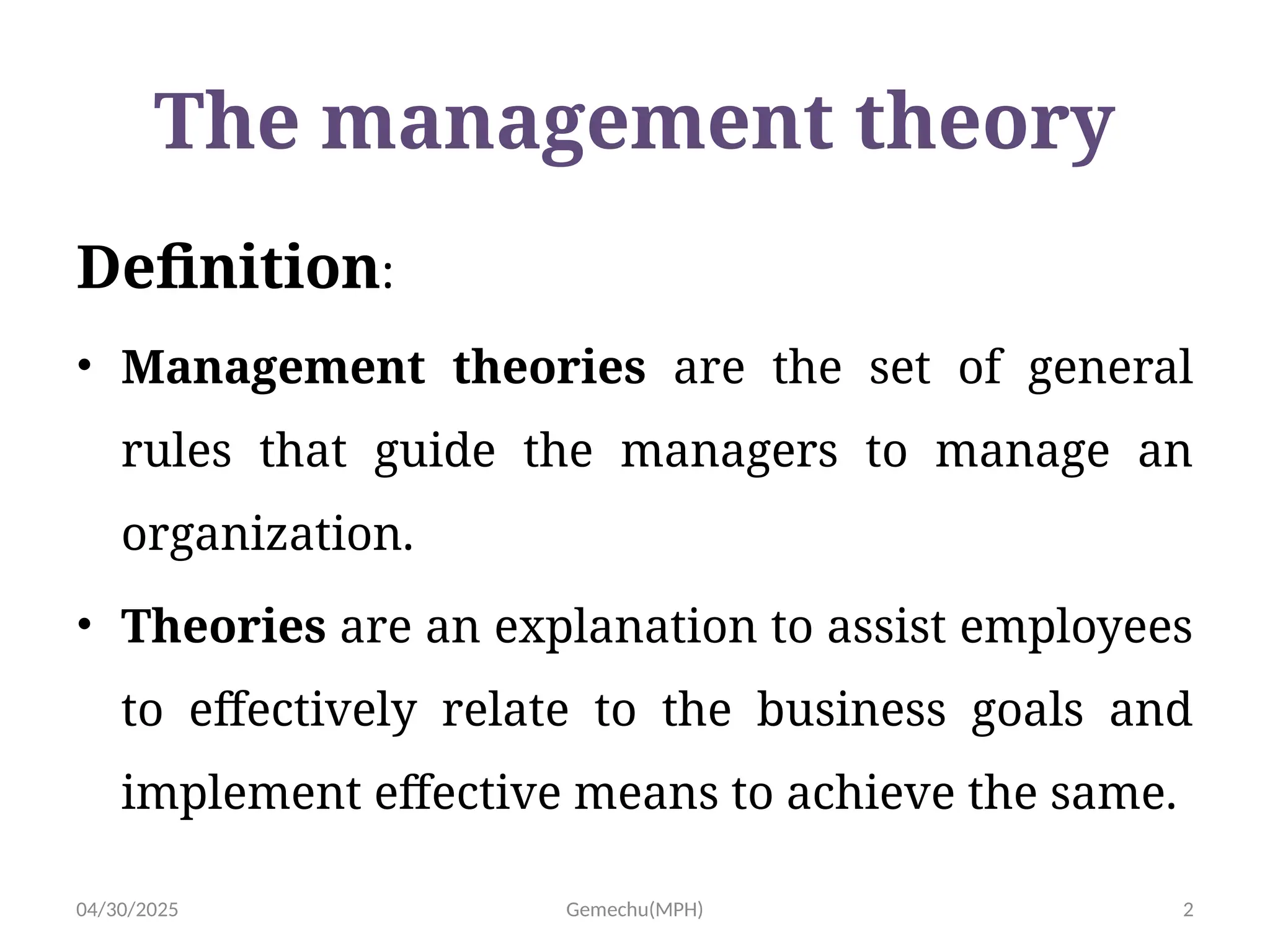 Management theory pdf all you need to about | PPTX