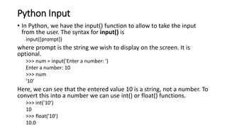 what is the input and output of a function