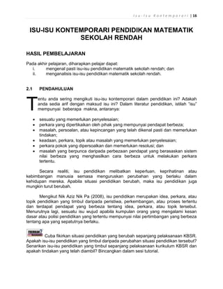 Unit 2 isu2 kontemporari | PDF