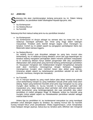 Unit 2 isu2 kontemporari | PDF