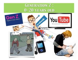 Generation Z :
0-20 years old
 