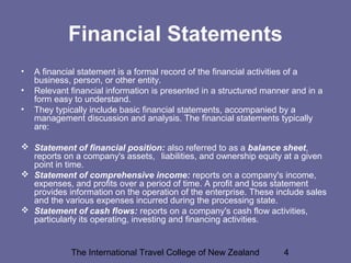 Finance & Funding in Travel and Tourism - management accounting info