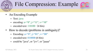Unit 2 Lecture notes on Huffman coding | PDF