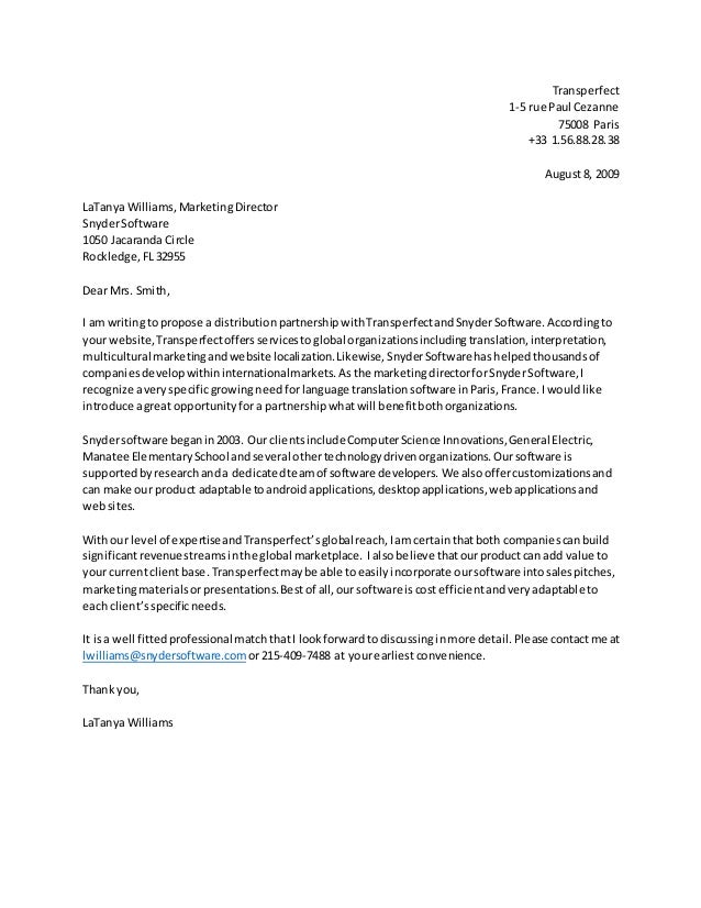 Business Letter