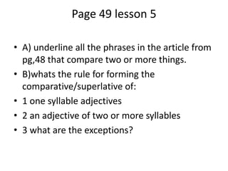 Unit 2 level 4 | PPTX