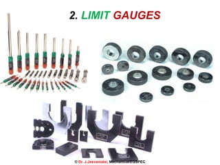 2. LIMIT GAUGES
© Dr. J.Jeevamalar, Mechanical/EGSPEC
 