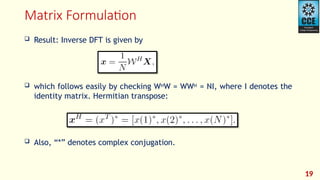 Comprehensive Guide to Discrete Fourier Transform and FFT in Digital ...