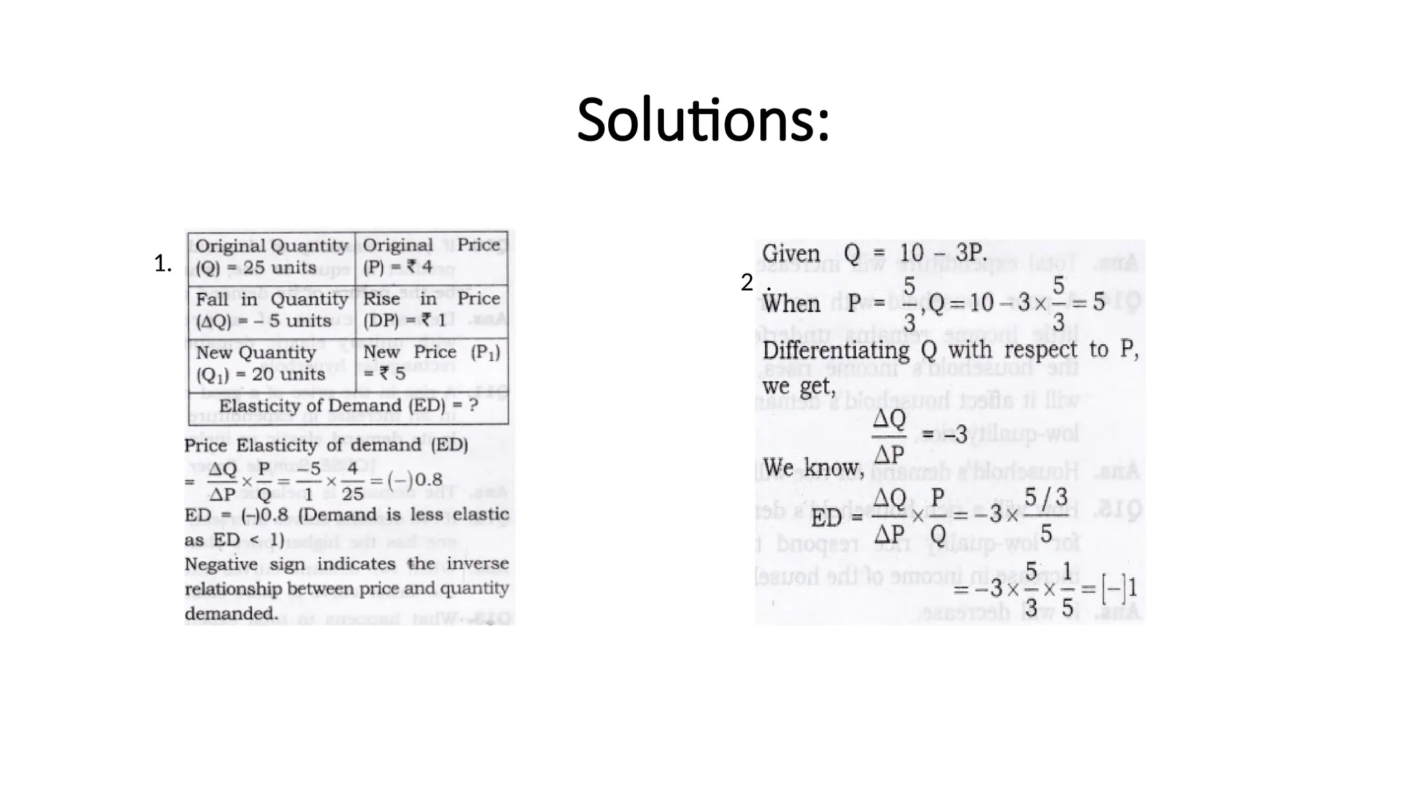 Solutions:
1.
2 .
 