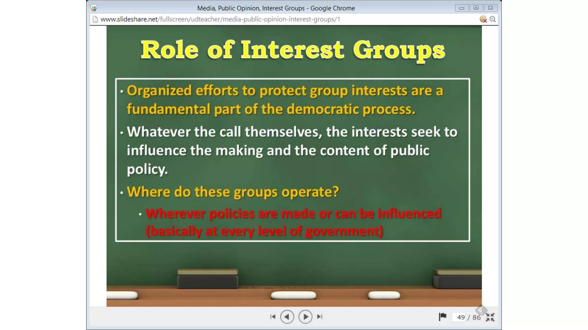 Unit2 Media and Interest Groups