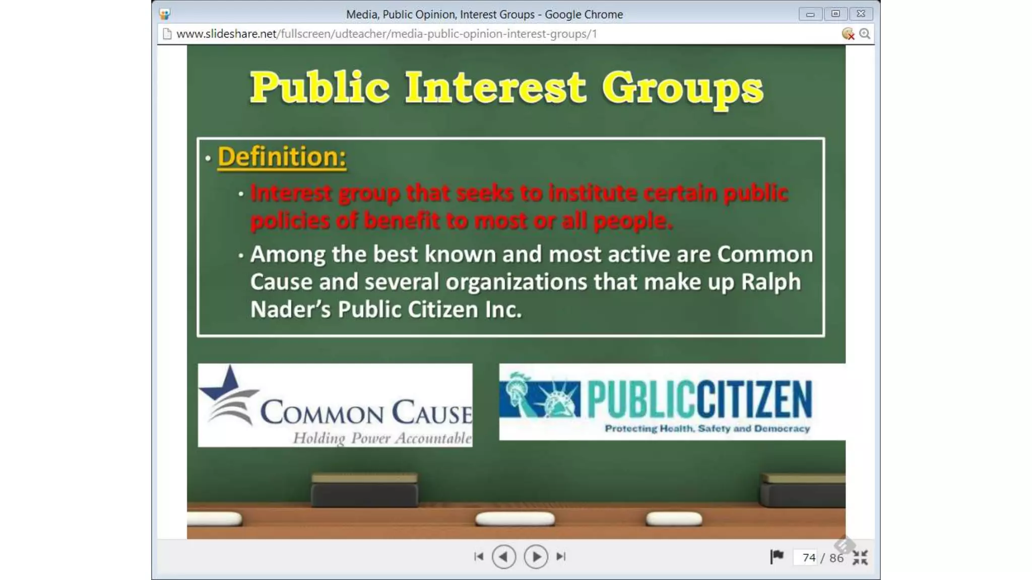 Unit2 Media and Interest Groups