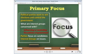 Unit2 Media and Interest Groups