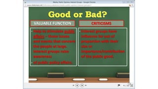 Unit2 Media and Interest Groups