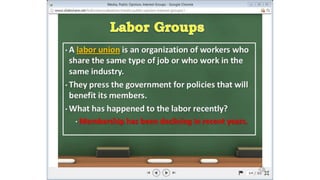 Unit2 Media and Interest Groups