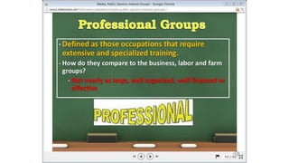 Unit2 Media and Interest Groups