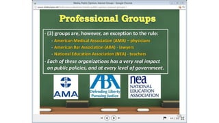 Unit2 Media and Interest Groups